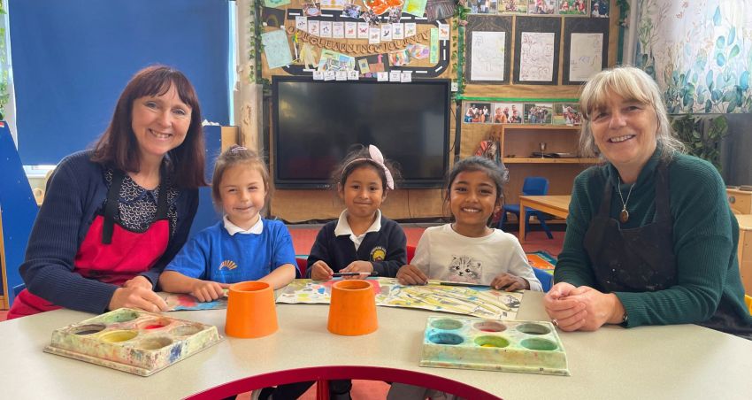 Stimpson Avenue Academy celebrates gold award for art